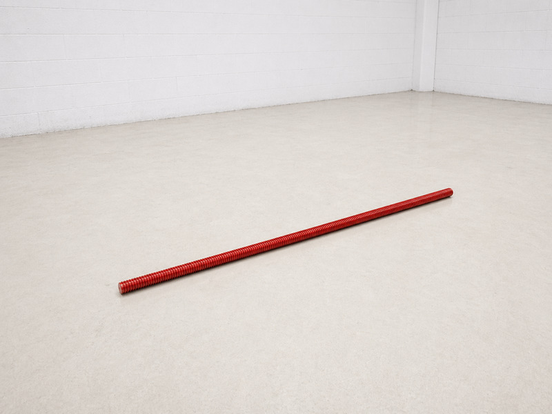 Barra de ancoragem 5/8 sem acessórios em acabamento vermelho