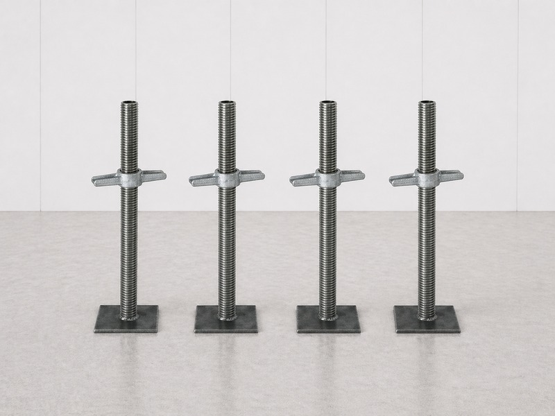 Sapatas ajustáveis para andaime — kit com 4 peças